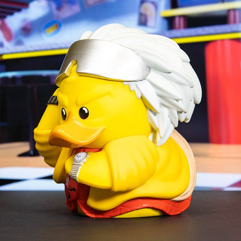 Numskull - Best of TUBBZ Boîte Canard de bain - Retour vers le Futur - Doc Brown 2015 - 9cm - flash vidéo