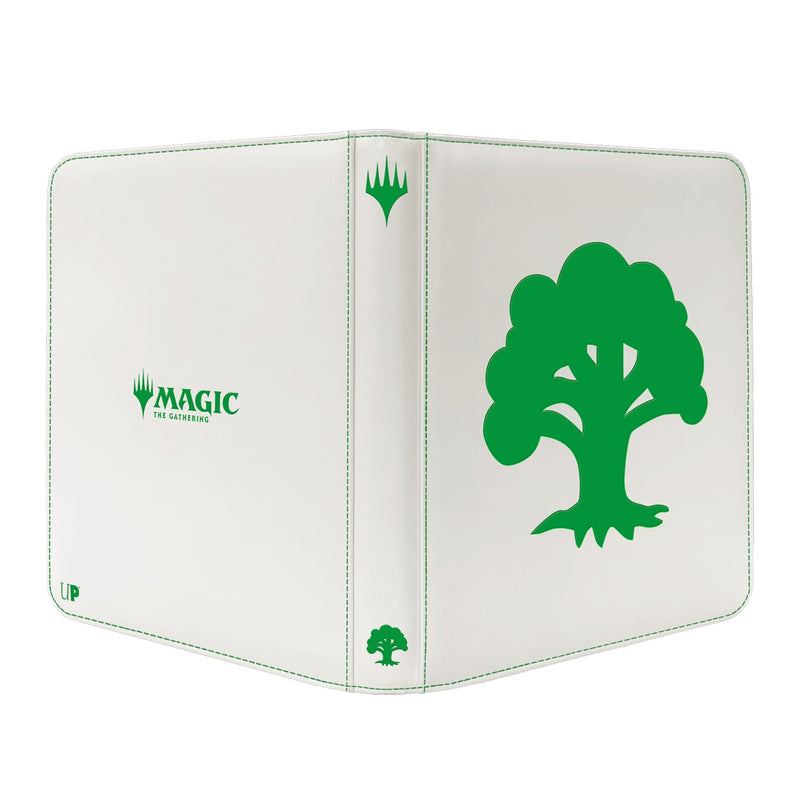 Ultra Pro - Magic: The Gathering - Mana 8 - Portfolio A4 12 Pochettes avec Fermeture - Forêt