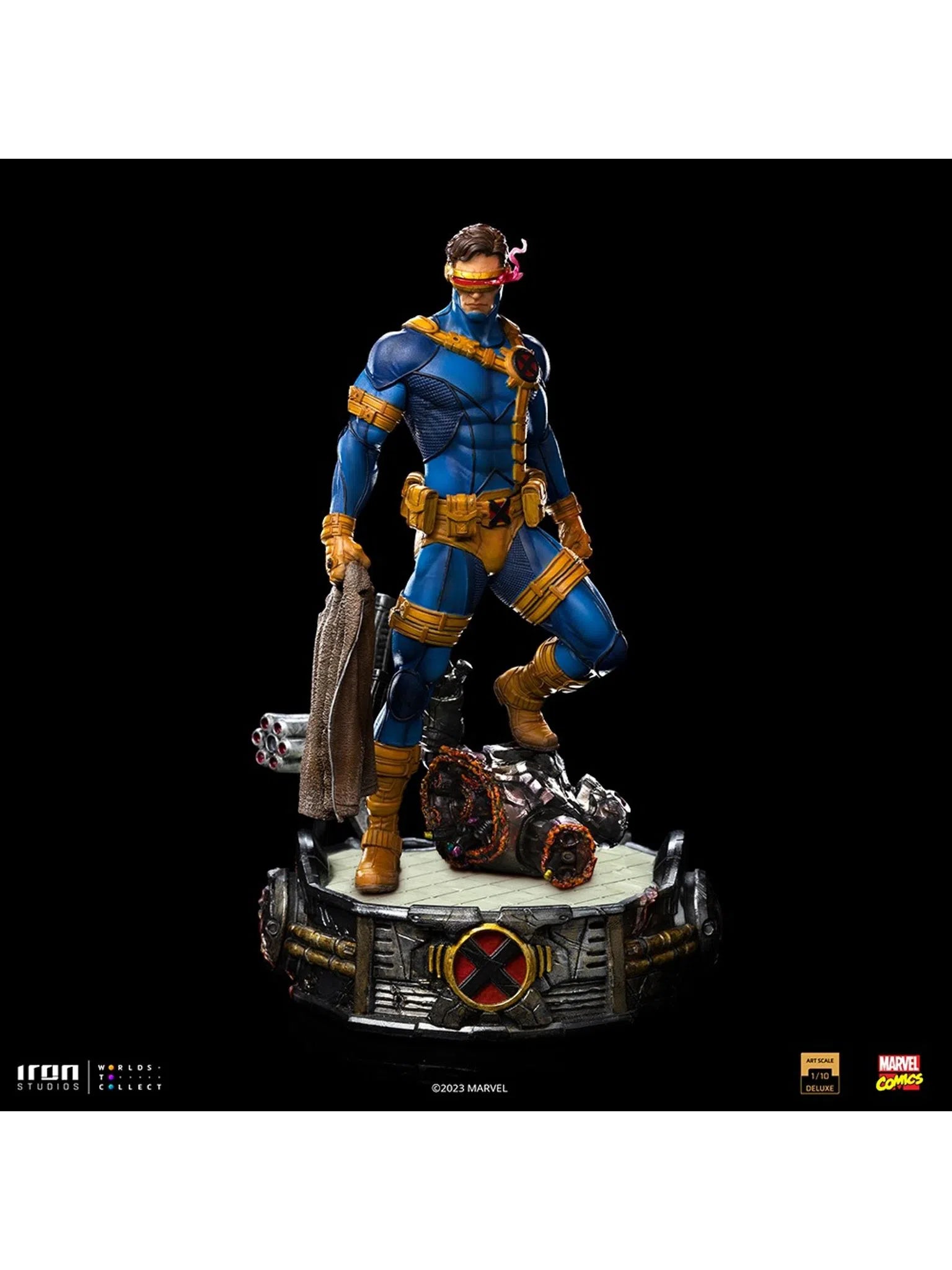 Iron Studios - Deluxe Arts Scale 1/10 - Marvel - X-Men - Cyclops Unleashed Statue 23cm - flash vidéo
