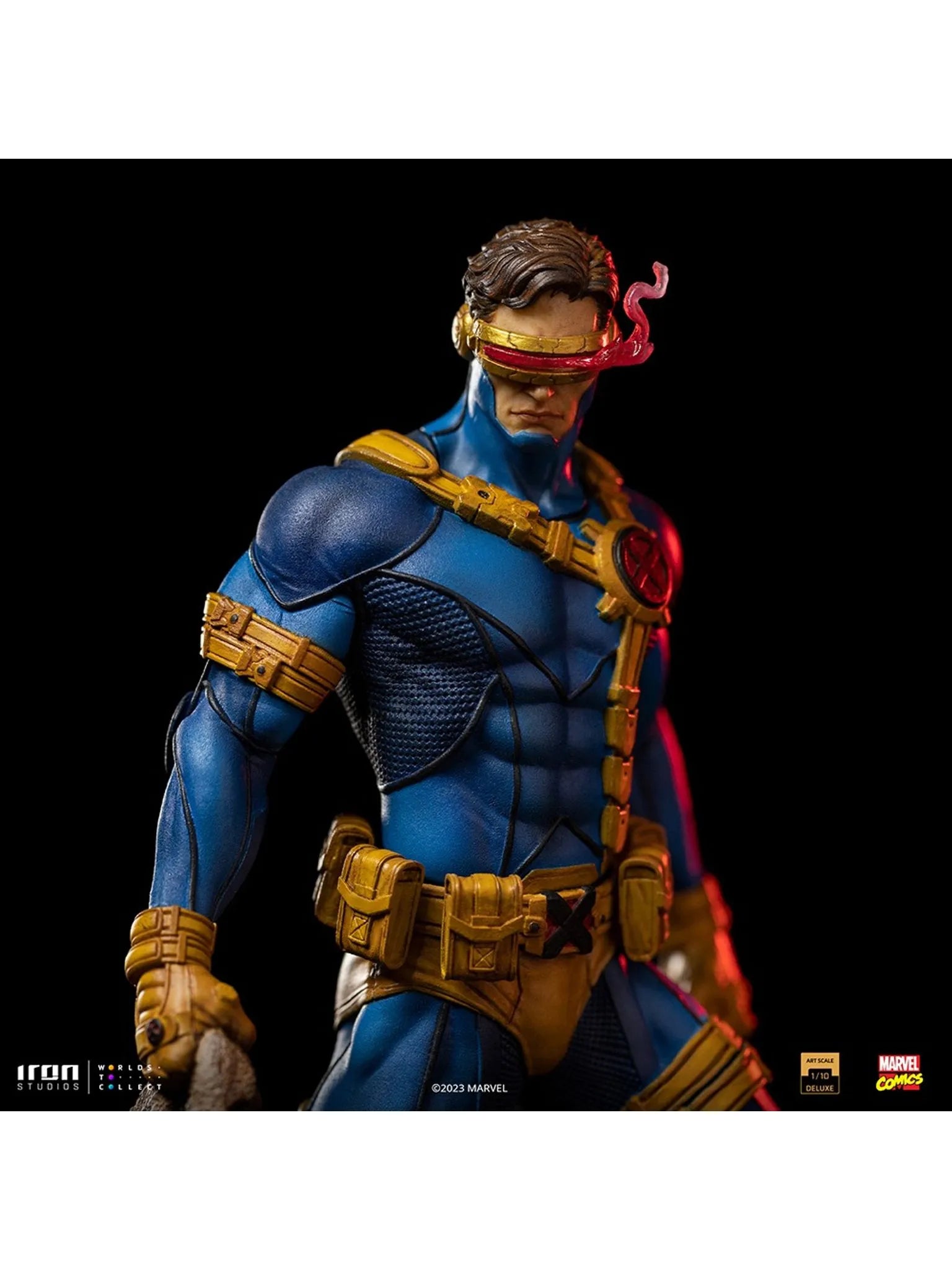 Iron Studios - Deluxe Arts Scale 1/10 - Marvel - X-Men - Cyclops Unleashed Statue 23cm - flash vidéo