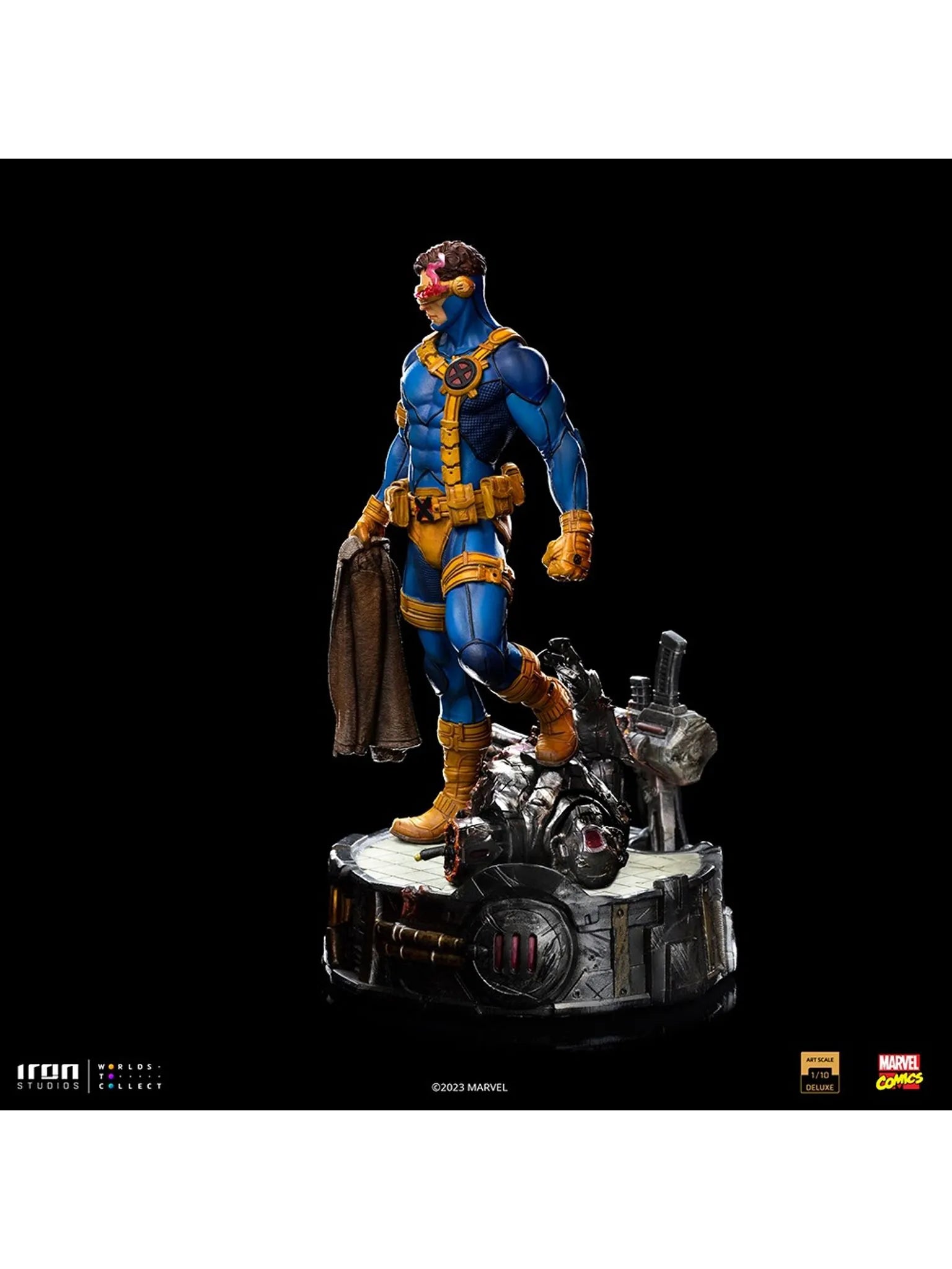 Iron Studios - Deluxe Arts Scale 1/10 - Marvel - X-Men - Cyclops Unleashed Statue 23cm - flash vidéo