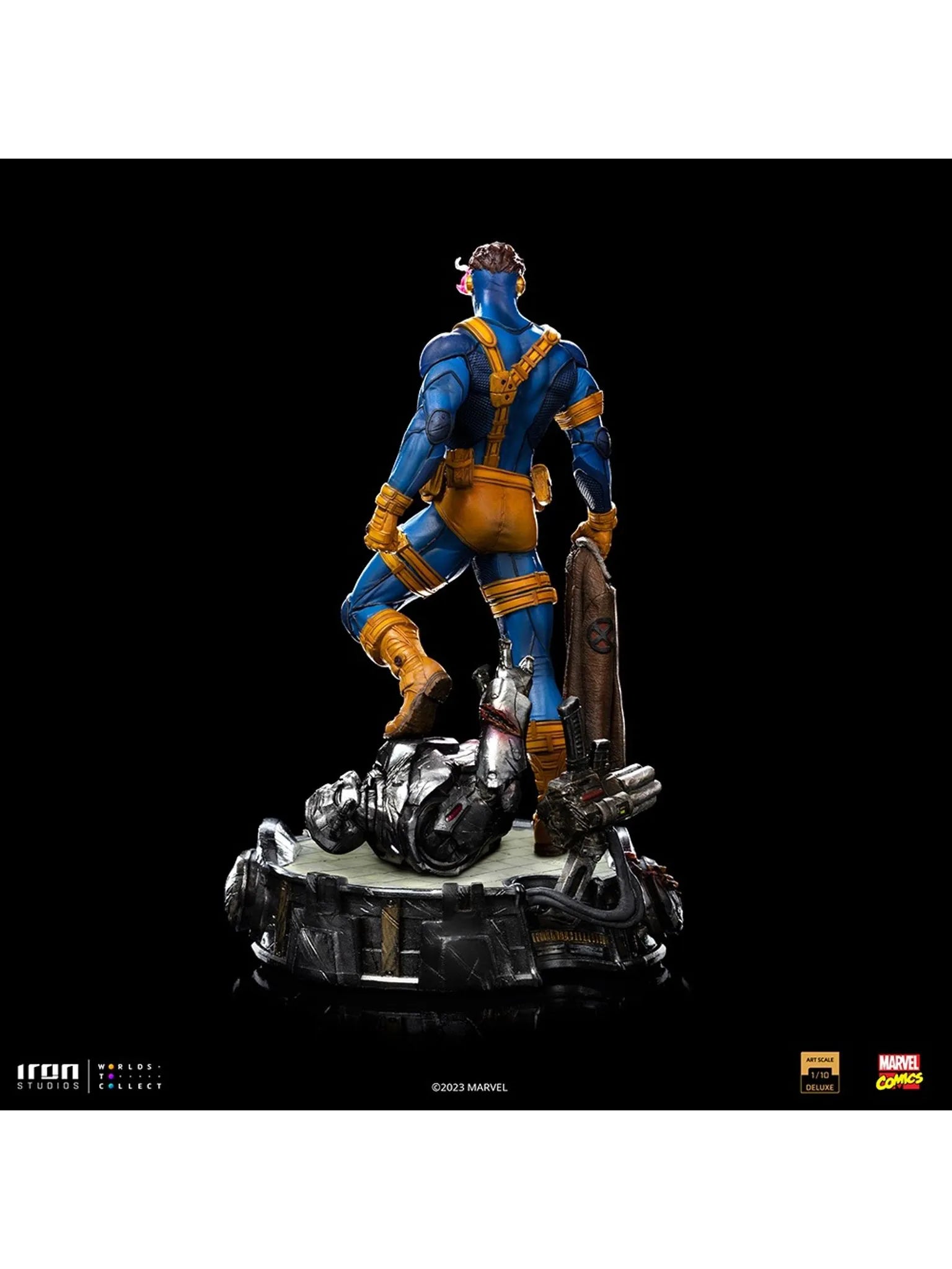 Iron Studios - Deluxe Arts Scale 1/10 - Marvel - X-Men - Cyclops Unleashed Statue 23cm - flash vidéo