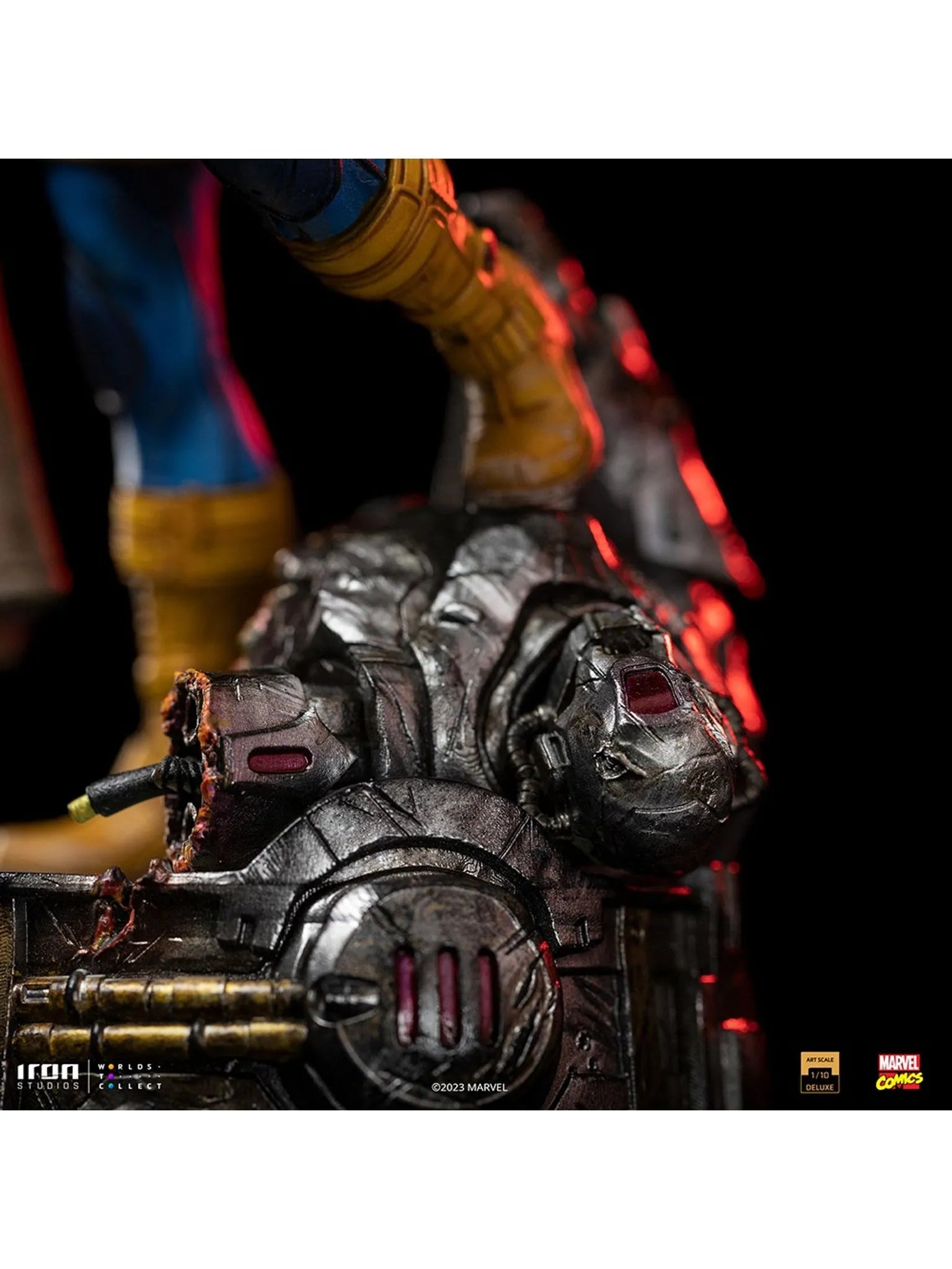 Iron Studios - Deluxe Arts Scale 1/10 - Marvel - X-Men - Cyclops Unleashed Statue 23cm - flash vidéo