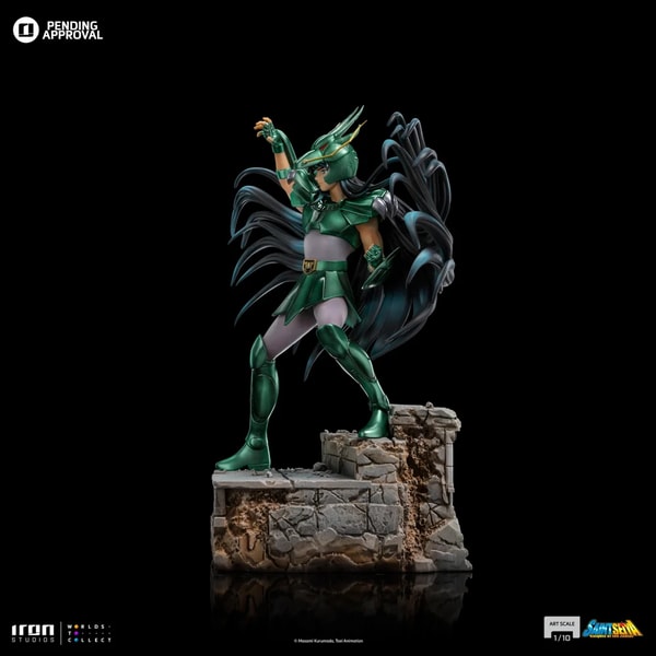 Iron Studios - Art Scale 1/10 - Saint Seiya - Dragon Shiryu Statue 24cm - flash vidéo