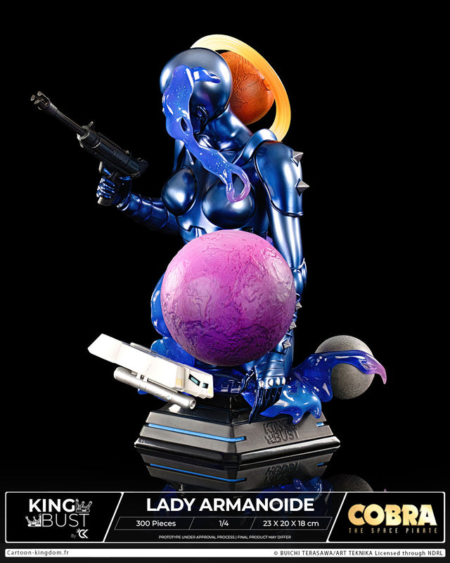 Cartoon Kingdom - 1:4 King Bust - Cobra The Space Pirate - Lady Armanoïde Buste 23cm