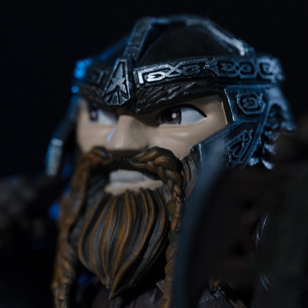 Iron Studios - MiniCo - Le Seigneur des anneaux - Gimli Statue 12cm - flash vidéo