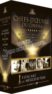COFFRET OSCAR MEILLEUR FILM : PLATOON / LE SILENCE DES AGNEAUX / MACADAM COWBOY / RAIN MAN / ROCKY [DVD]