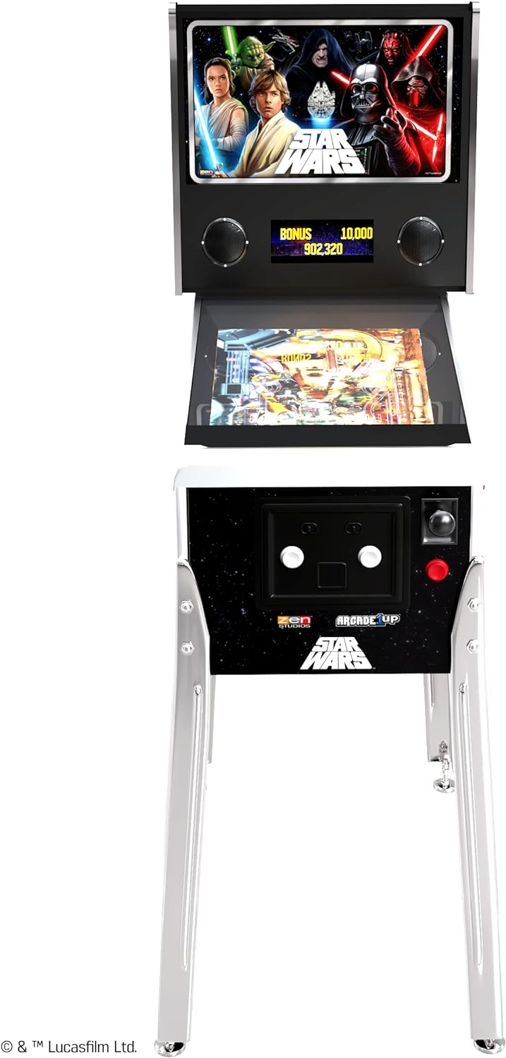 Arcade1Up - Star Wars Flipper Machine Virtuelle - flash vidéo