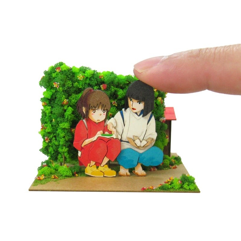 DIORAMA PAPIER CHIHIRO & HAKU - LE VOYAGE DE CHIHIRO