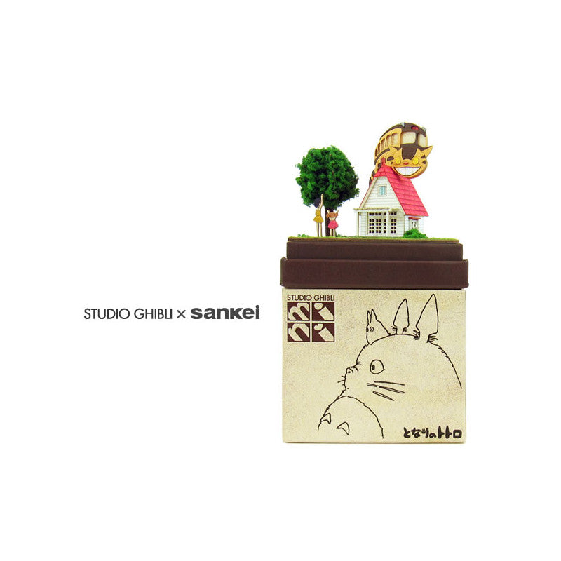 DIORAMA PAPIER MINI MAISON KUSAKABE ET CHATBUS - MON VOISIN TOTORO