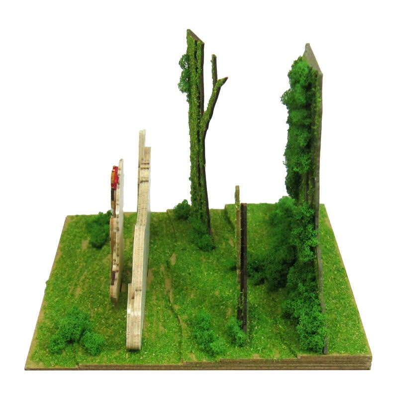 DIORAMA PAPIER SAN & LOUP MORO - PRINCESSE MONONOKÉ