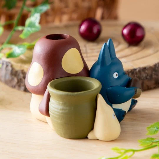 Ghibli - Mon voisin Totoro - Pot à crayon Totoro bleu & blanc - flash vidéo