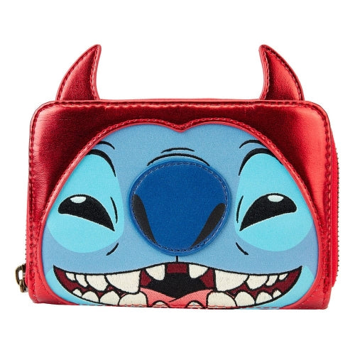 Loungefly: Disney - Stitch Devil Cosplay Zip Around Wallet
