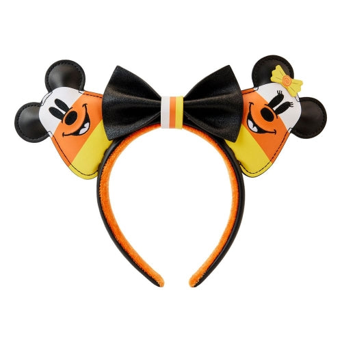 Loungefly: Disney - Mickey and Friends Candy Corn Mickey and Minnie Ears Headband