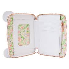 Loungefly: Disney - Winnie the Pooh Cosplay Folk Floral Zip Around Wallet - flash vidéo