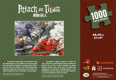 L'Attaque des Titans : Puzzle 1000 pcs