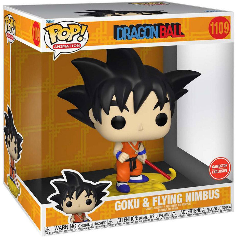 Funko Pop! Jumbo: Dragon Ball - Goku & Flying Nimbus 10" Super Sized Pop! - flash vidéo