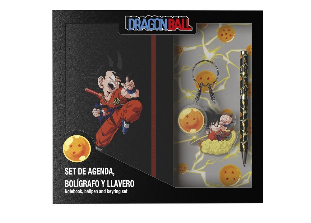 Dragon Ball - Coffret cadeau ; cahier, stylo et porte-clés