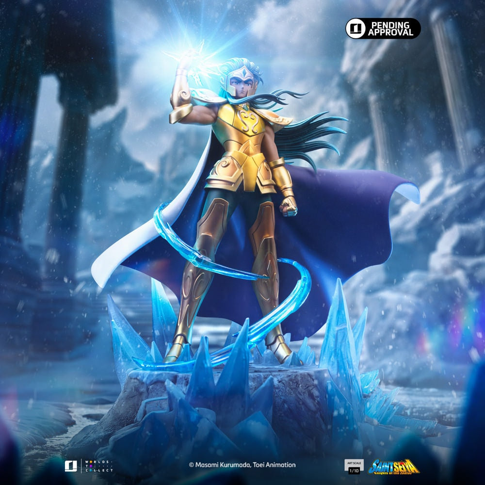 Iron Studios - Art Scale 1/10 - Saint Seiya - Aquarius Camus Statue 25cm