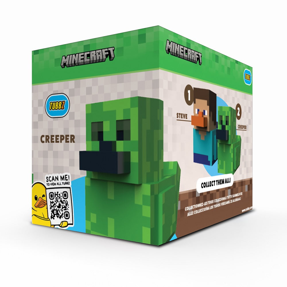 Numskull - Best of TUBBZ Boîte Canard de bain - Minecraft - Creeper - 9cm