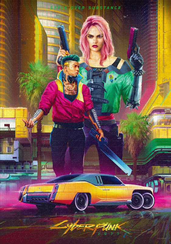 Good Loot Puzzle - Cyberpunk 2077 - Puzzle "Kitsch Style" 1000pcs