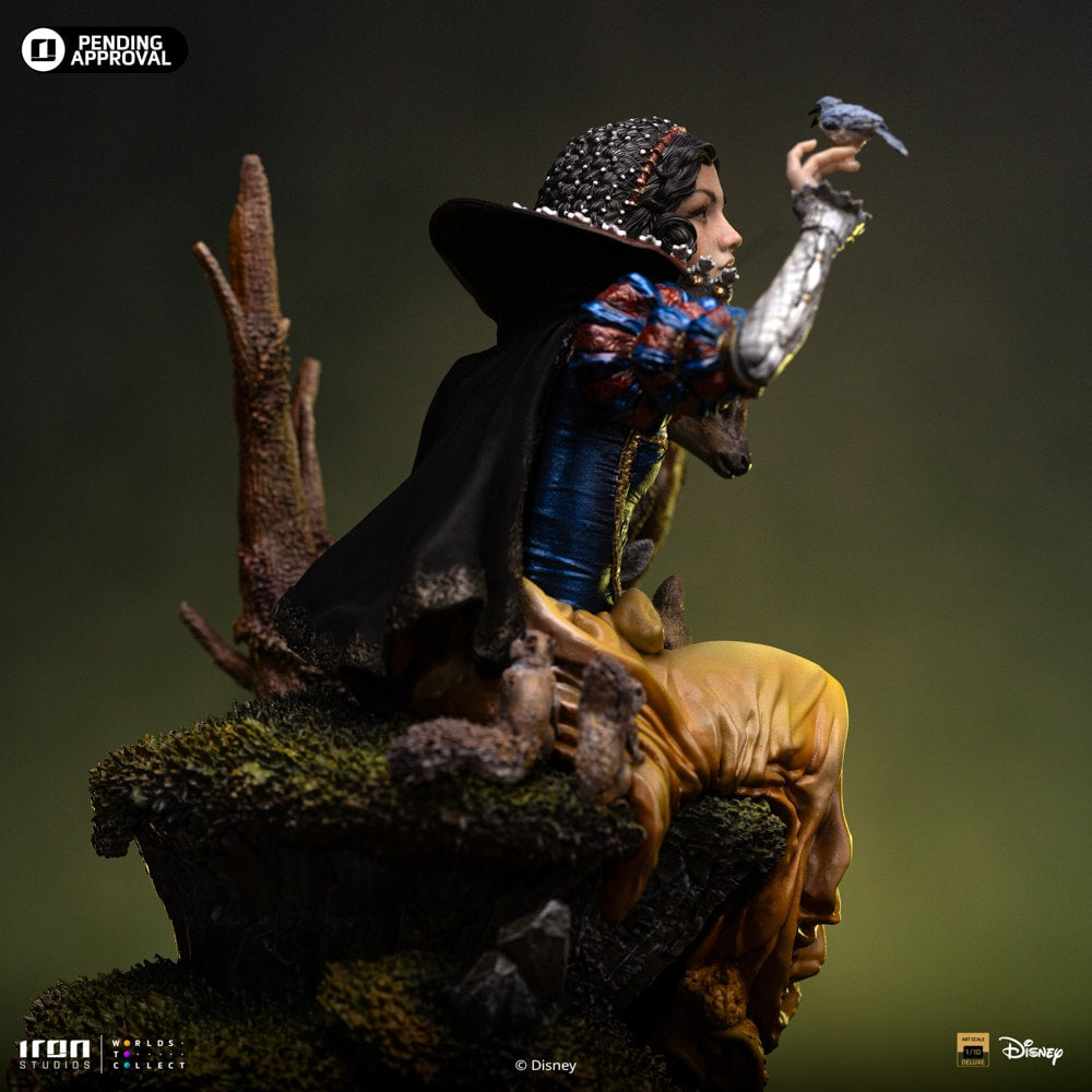 Iron Studios - Deluxe Art Scale 1/10 - Disney - Blanche-Neige et les Sept Nains - Blanche-Neige (Par Heather Edwards) Statue 27cm - flash vidéo
