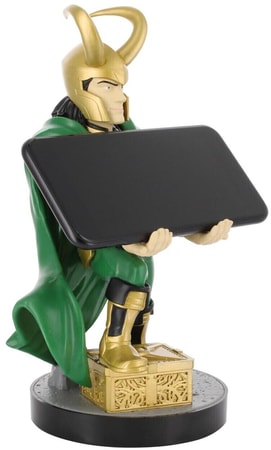 Cable Guys - Marvel - Avengers - Loki Support Chargeur pour Téléphone et Manette - flash vidéo