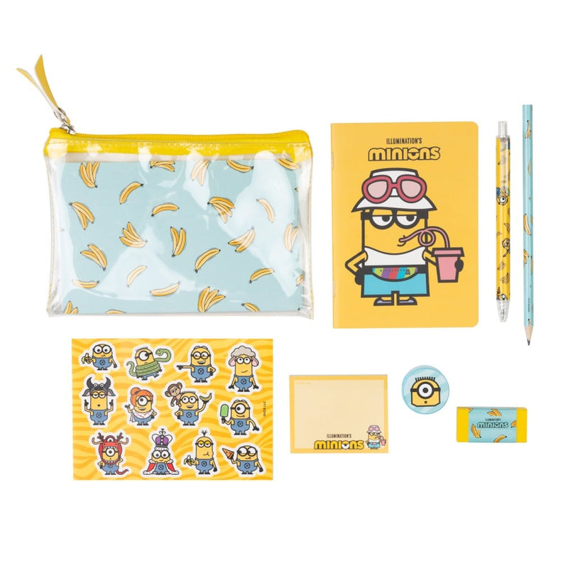 Minions - Ensemble de papeterie de base