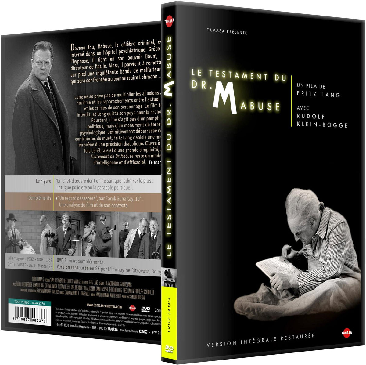 Le Testament du Dr. Mabuse [DVD]