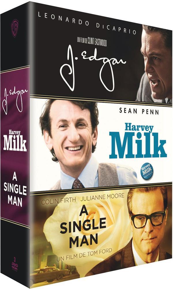 J. Edgar + Harvey Milk + A Single Man [DVD]