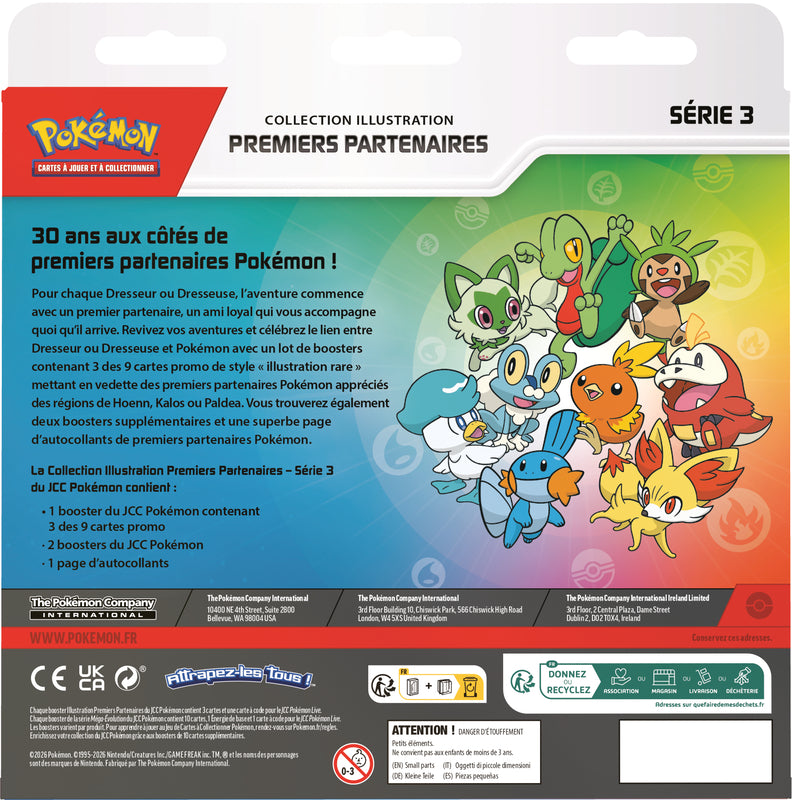 Pokémon JCC : Collection Illustration Premiers Partenaires - Série 3