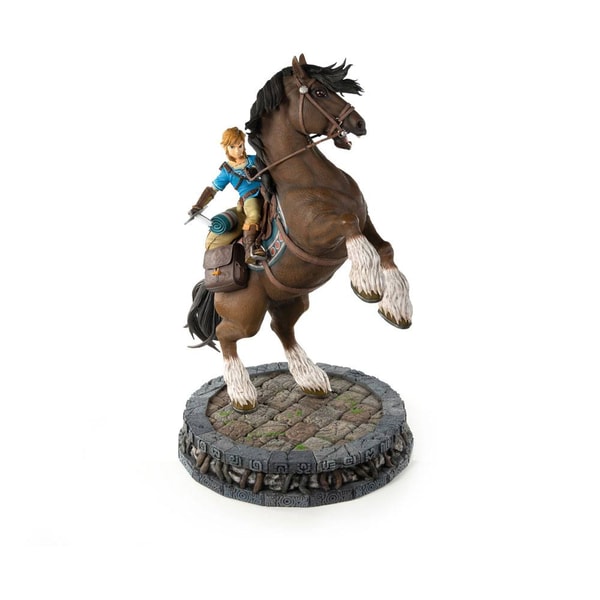 First 4 Figures - The Legend of Zelda : Breath of the Wild - Link à dos de cheval Statue Edition Standard 56cm - flash vidéo