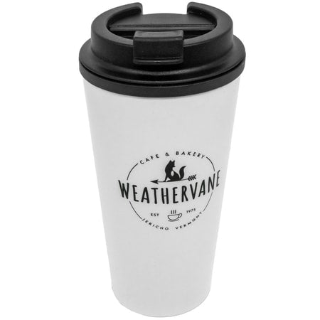 Mercredi - Mug de voyage isotherme compact en inox 450ml - flash vidéo
