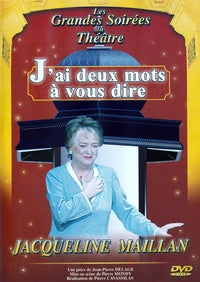 J'ai deux mots à vous dire [DVD]