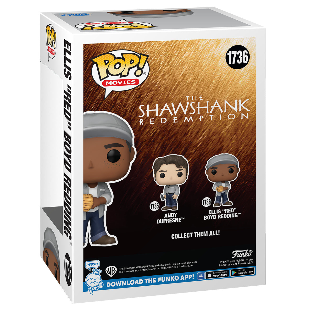 Funko Pop! Movies: The Shawshank Redemption - Ellis "Red" Boyd Redding - flash vidéo