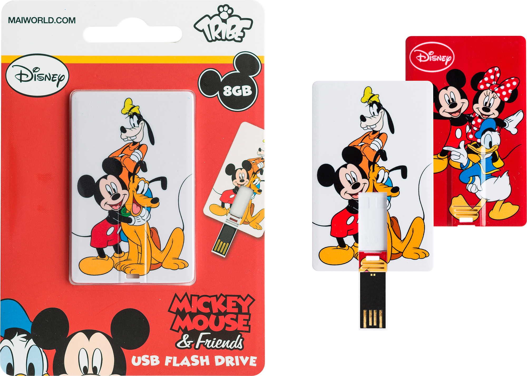 Tribe Disney - USB Iconic Card Groupe 8GO - flash vidéo