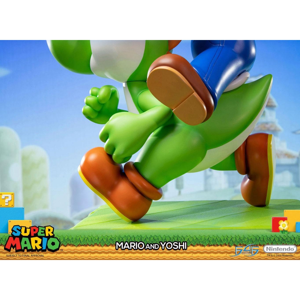 First 4 Figures - Super Mario - Mario et Yoshi Statue Edition Standard 48cm - flash vidéo