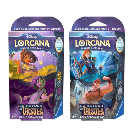 Disney Lorcana JCC : Le retour d’Ursula - Display de Deck de démarrage (8 Decks)