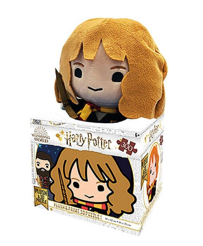 Harry Potter - Puzzle lenticulaire Hermione Granger Chibi avec peluche 300 pcs 31x23 cm