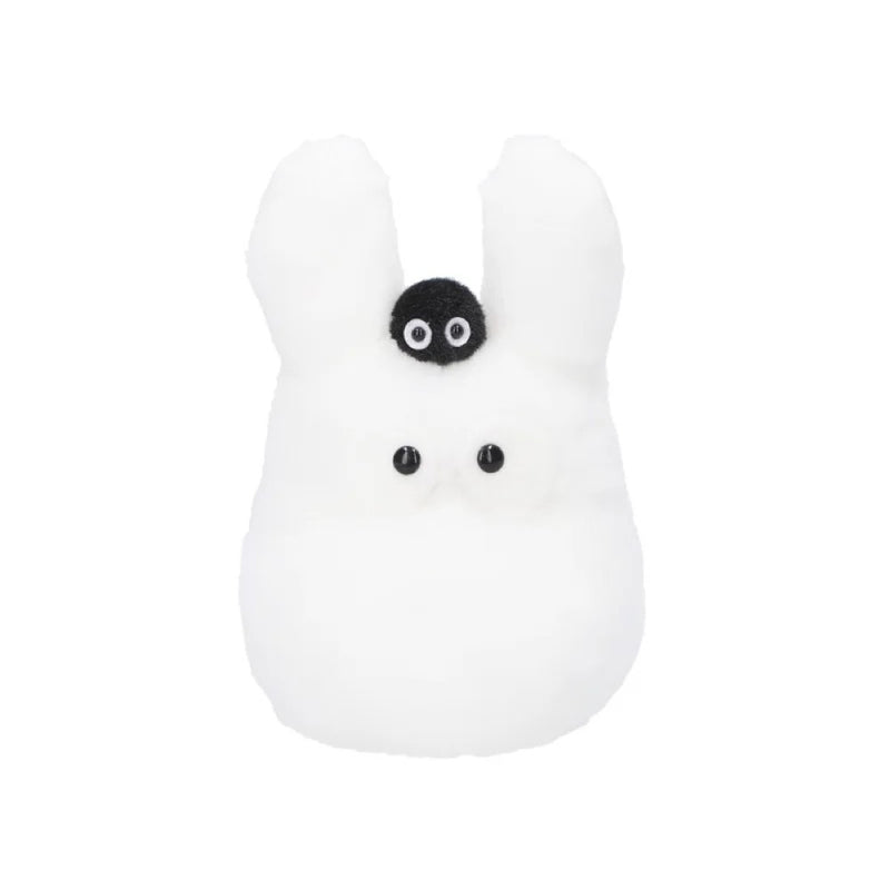 Ghibli - Mon Voisin Totoro - Peluche Beanbag de Totoro Blanc avec Noiraude