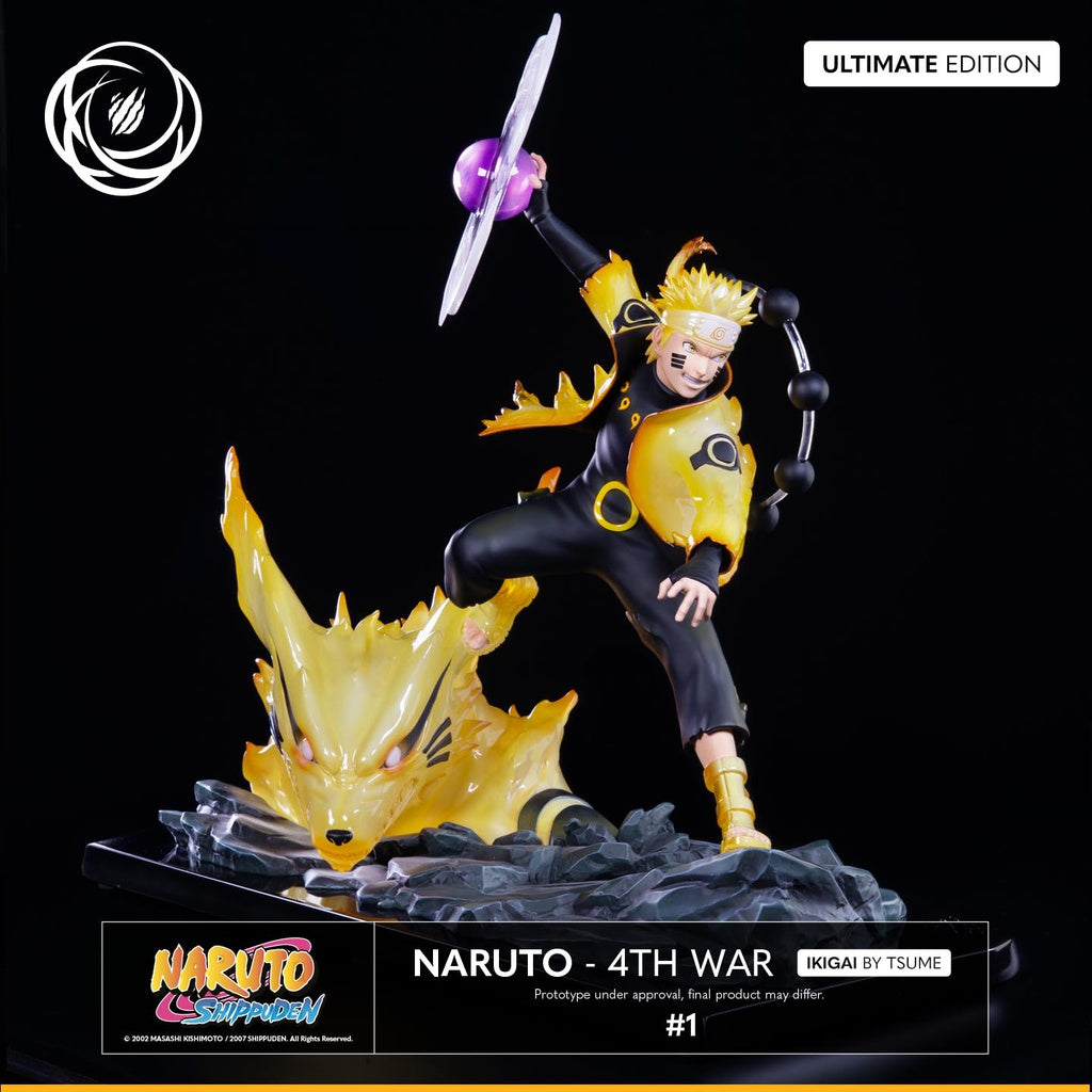 Naruto Shippuden - Statue IKIGAI Naruto 4th War - Édition Ultimate - flash vidéo