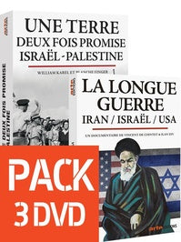 Pack La Longue Guerre - Iran, Israël, USA + Une terre deux fois promise, Israël - Palestine - 3 DVD [DVD]