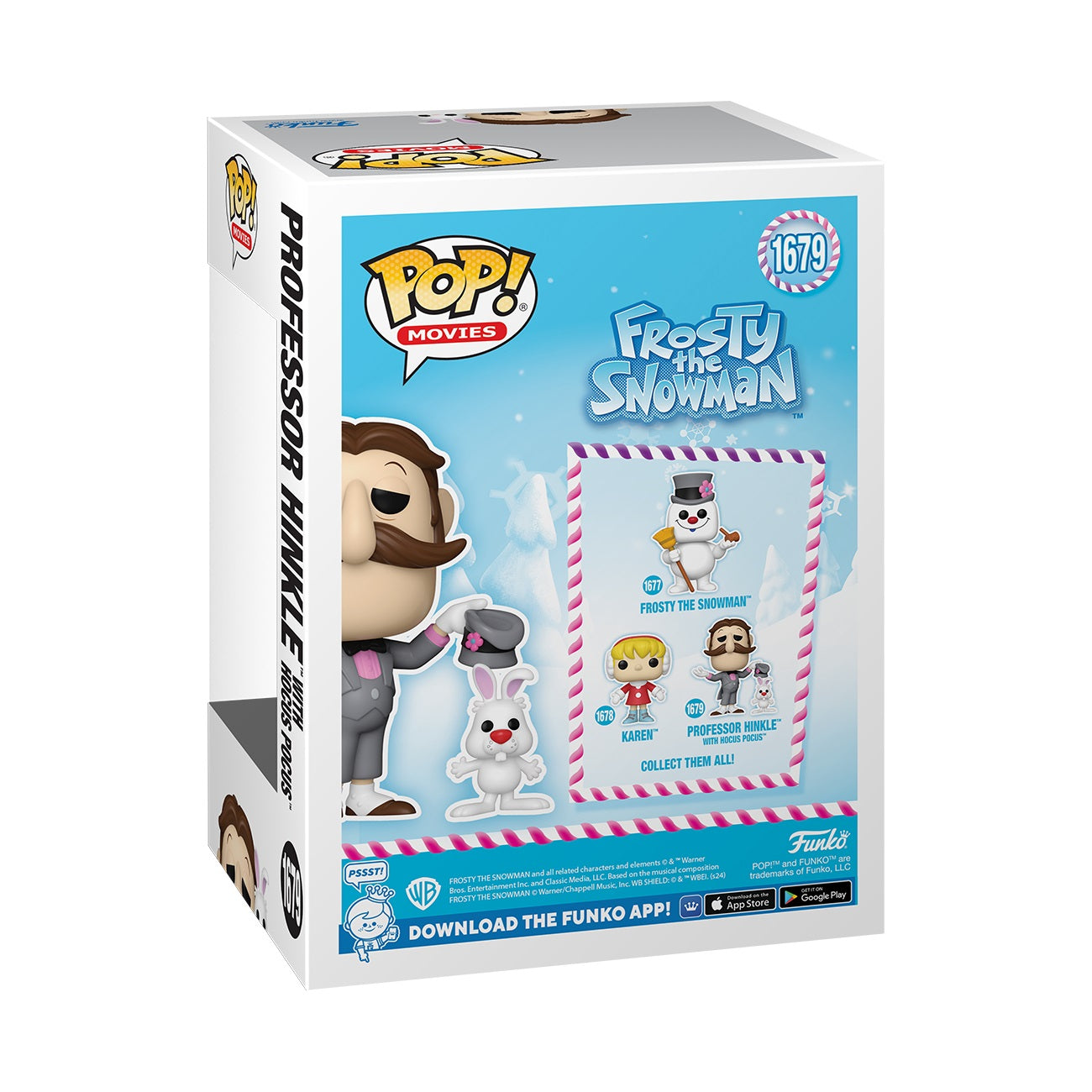 Funko Pop! Movies: Frosty the Snowman - Professor Hinkle with Hocus Pocus - flash vidéo