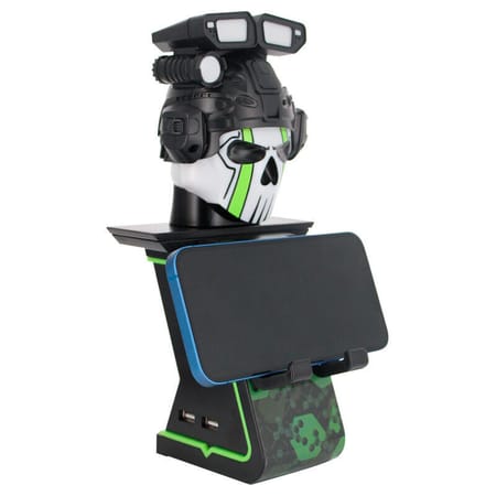 Cable Guys Ikon - Call of Duty - Ghost Logo Support Lumineux Chargeur pour Téléphone et Manette - flash vidéo