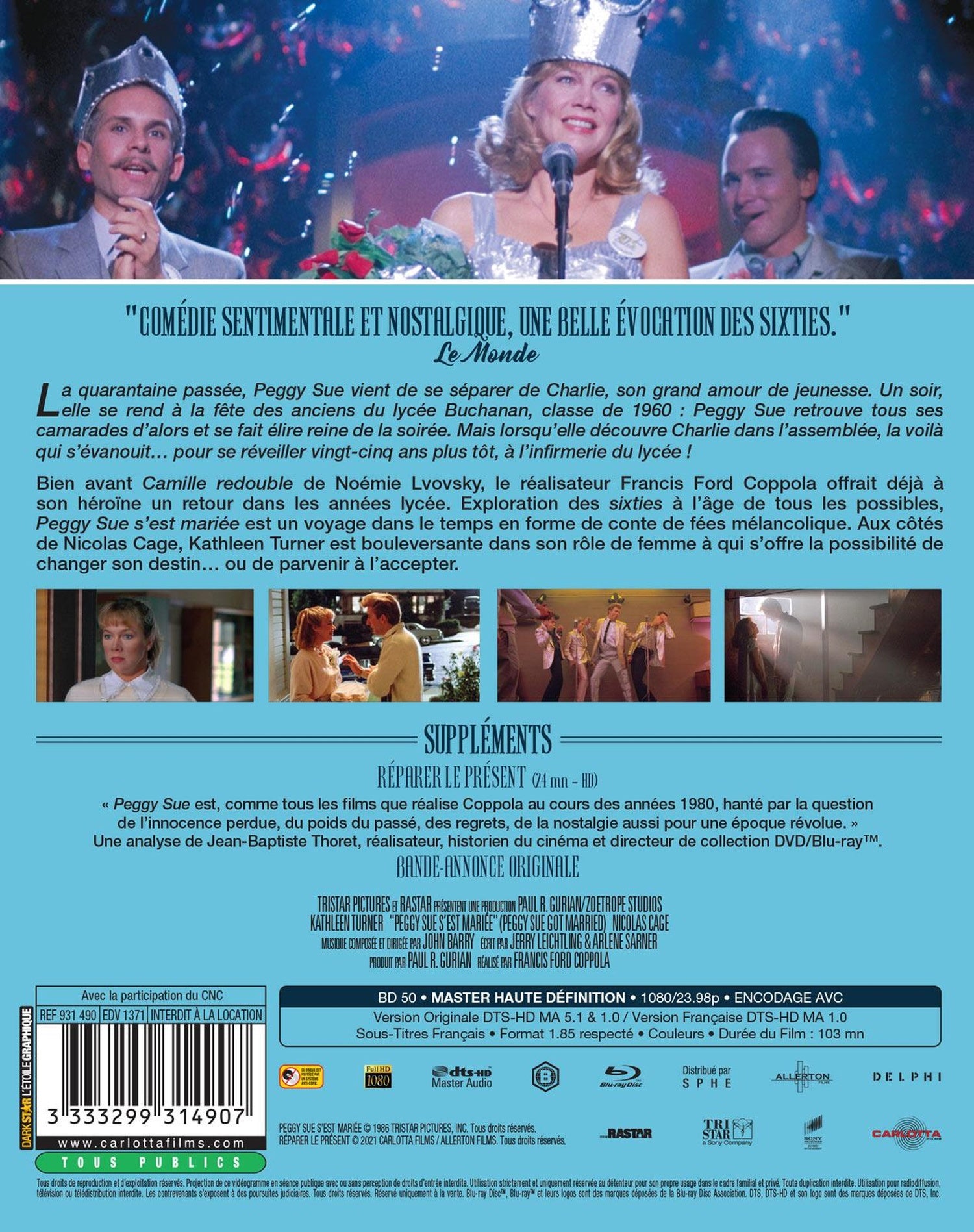 Peggy Sue s'est mariée [Blu-ray]