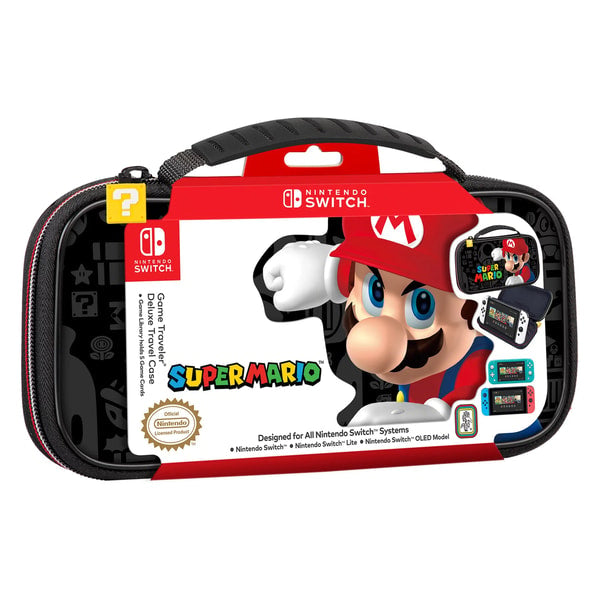 Nacon Game Traveller Deluxe Travel Case Super Mario pour Nintendo Switch, Switch lite et Switch OLED
