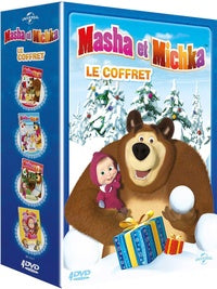 Masha et Michka - Le Coffret : Les Rois du cirque + Graines d'artistes + La Journée des confitures + Le Petit cheval bossu [DVD]