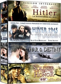 Collection Guerre - Coffret 4 films n° 2 : Hitler - La naissance du Mal + Hiver 1945 + War & Destiny + Soldier of Honor [DVD]