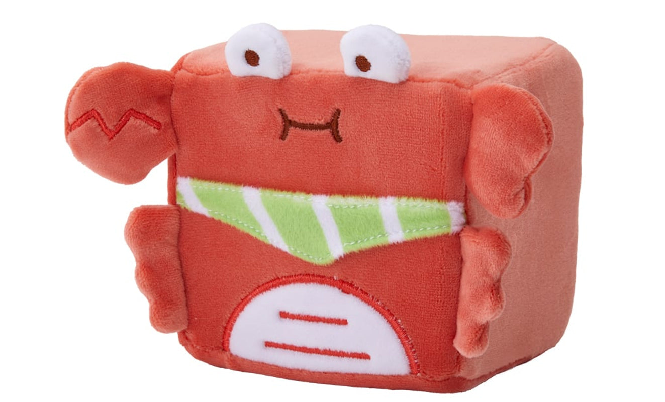 MGM - Squarepal - Peluche à mémoire de forme Crabe 10cm
