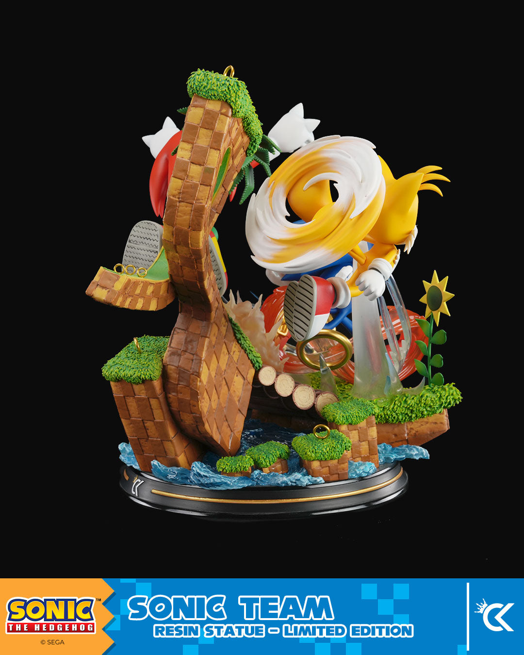 Cartoon Kingdom - 1:6 Statues - Sonic the Hedgehog - Sonic Team Édition Limitée Statue 35cm